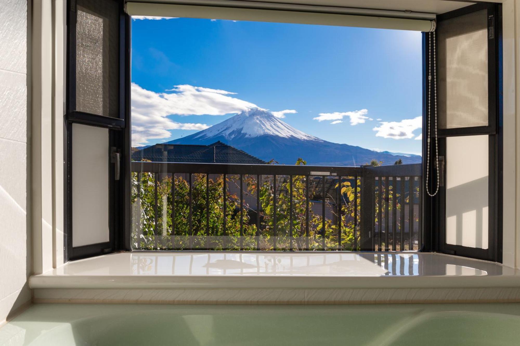 View Of Mt Fuji Free Transportation Bicycle Rental Ok 富士山眺望 Фуджикавагучико Екстериор снимка
